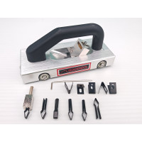 Рустівка на колесах Neico для розшивки шва ПВХ-підлоги та лінолеуму (набір U/V-лез) Рустівка на колесах Neico для розшивки шва ПВХ-підлоги та лінолеуму (набір U/V-лез)