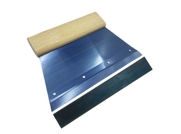 Шпатель 21см з гребінкою А2 1шт для нанесення клею при укладанні лінолеуму. Шпатель 21см з гребінкою А2 1шт для нанесення клею при укладанні лінолеуму.