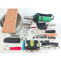 Комплект инструмента для монтажа линолеума №139 с феном HB-A 1600 W