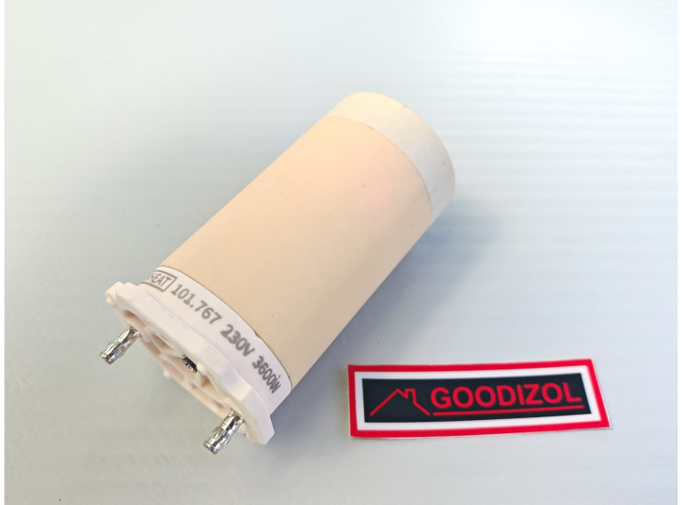 101.767 Нагрівальний елемент WAIRHEAT TYP 32A 230 V 3600 W Ø44 мм для Leister LE 3300 101.767 Нагрівальний елемент WAIRHEAT TYP 32A 230 V 3600 W Ø44 мм для Leister LE 3300