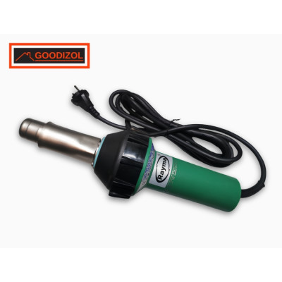 Професійний фен Rayma 1600 W — для зварювання ПВХ/ТПО мембрани, тенту, лайнера, пластику прутком Професійний фен Rayma 1600 W — для зварювання ПВХ/ТПО мембрани, тенту, лайнера, пластику прутком