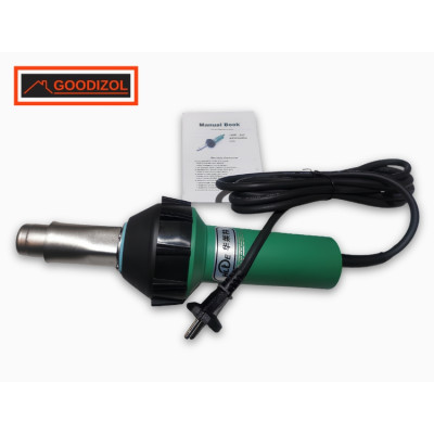 Профессиональный фен HLTE S 1600 W — для сварки ПВХ/ТПО мембраны, тента, лайнера, пластика прутком